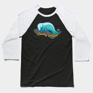 Floaty Potato Funny Manatee Lover Gift Baseball T-Shirt